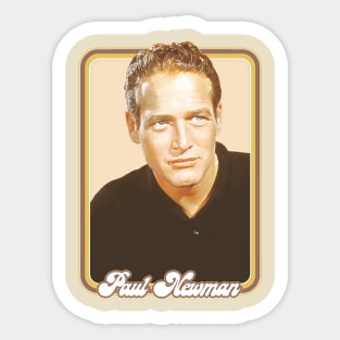 Paul Newman // Retro Aesthetic Fan Art Design Sticker